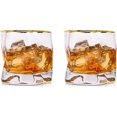 thumbnail image 1 of Irregular Whiskey Glasses Set Of 2 Whisky Gift Set For Men, Tumbler Glasses Gift, 1 of 5
