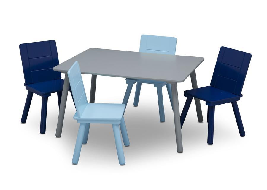 Children Kids Chair Set and Table 4 Chairs Included have for playtime 