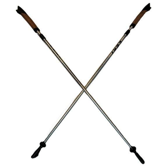 LEKI Nordic Walking Energy Titanium I Adjustable Walking Poles 100-125cm