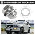 thumbnail image 5 of Unique Bargains Universal Magnetic Oil Drain Plug Magnet Bolt M16x1.5 with 1 Aluminum Washer for Car Stainless Steel, 5 of 6
