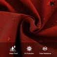 thumbnail image 5 of ABCCANOPY 7.5ft Outdoor Market Hand Push Patio Umbrella With Hanging Edge,12+Colors, Burgundy, 5 of 8