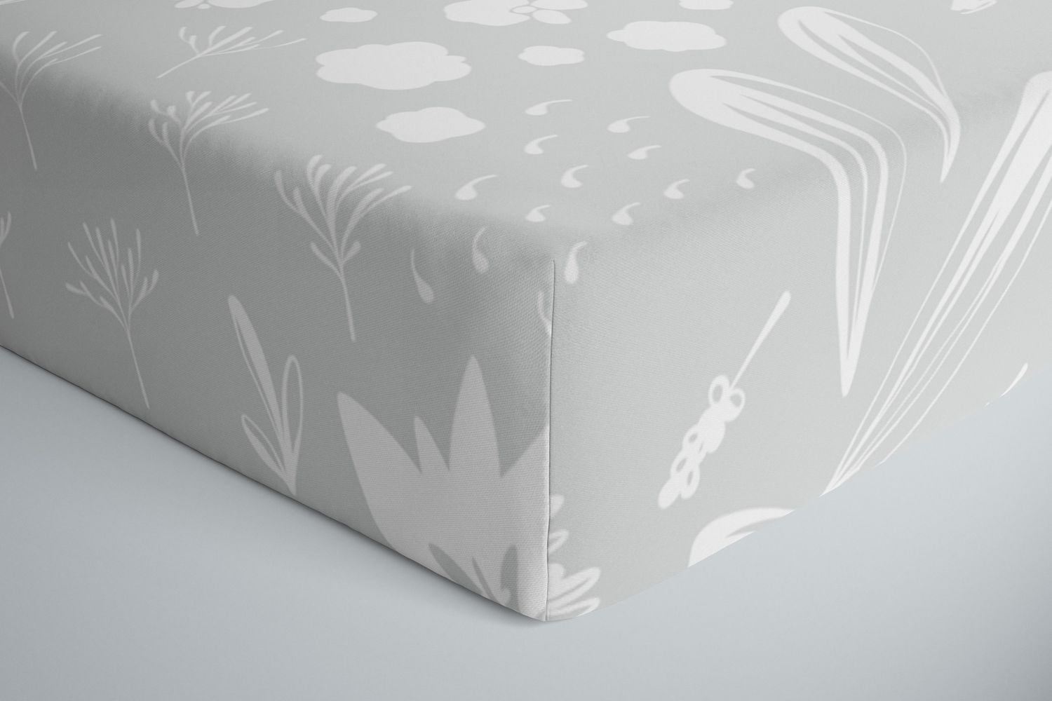 Kushies Crib sheet Breathable, 100% soft Cotton Percale Neutral Unisex for Baby boys and girls