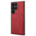 thumbnail image 1 of DENIOR For Samsung Galaxy S23 Ultra Case PU Leather Coated PC+TPU Dual Card Holders Phone Cover - Gr, 1 of 5