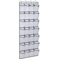 thumbnail image 2 of SHENMO 1 Over Door Hanging Shoe Rack, Hanging Storage Bag with 24 Pockets, Hanging Shoe Storage, Multifunction Hanging Organizer for Bedroom, Bathroom, 2 of 5
