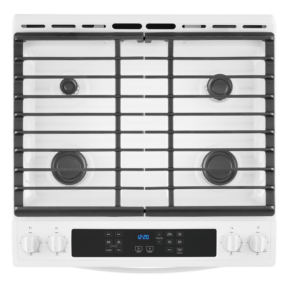 WHIRLPOOL WEG515S0LW 30" free standing gas range
