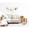 thumbnail image 2 of Holzlrgus Hanging Photo Display Boho Decor Wooden Stars Garland with Metal Chains Picture Frame Collage with 25 Wood Clips Teen Girl Room Christmas Wall Art for Bedroom Nursery Dorm Home, Gold, 2 of 6