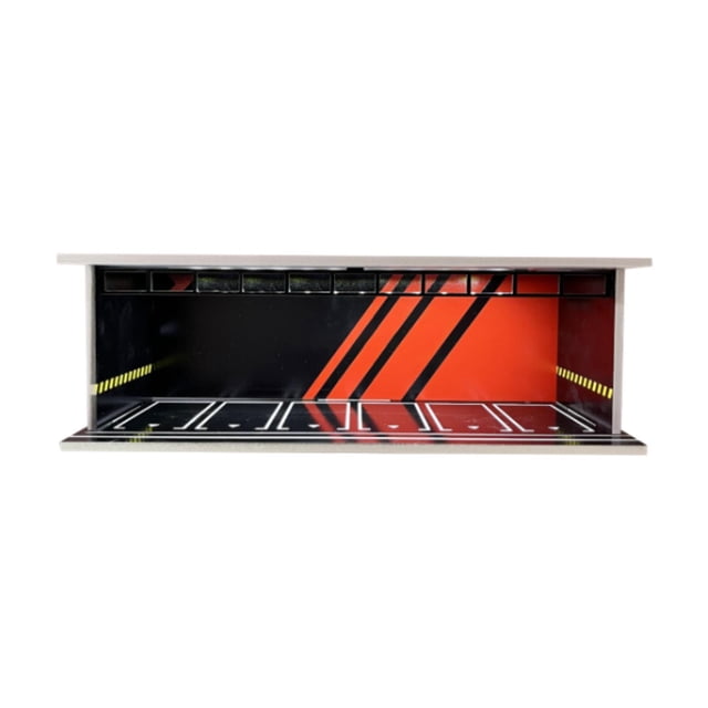Bunblic 1/64 Model Car Display Case Simulation Parking Lot,Showcase Protection Vehicle Model Case for Sports Car Alloy Car Collectors B