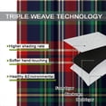 thumbnail image 6 of Christmas Plaid Curtains, Classical Red Green Grid Western Retro Pattern Window Treatments, Rod Pocket Thermal Insulated Drapes 2 Panel Sets for Bedroom Living Room, 52" W X 84" L, 6 of 8