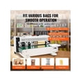 thumbnail image 3 of Continuous Bag Band Sealing Machine, 0.24-0.47 In/6-12 Mm Seal Width, Horizontal Band Sealer Machine With Digital Temperature Control, Bag Sealer For 0.02-0.8 Mm Plastic Bags, Inflation Function, 3 of 10