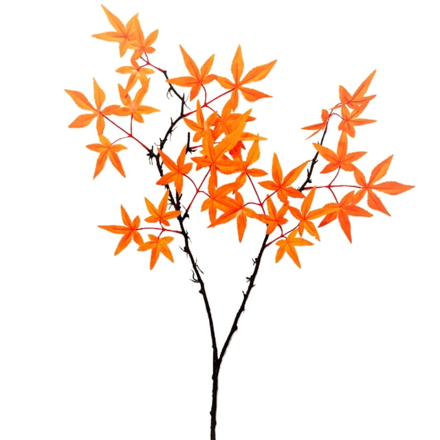 Artificial Maple Leaves Fake Fall Bundles Faux Wedding Home Kitchen Office DIY Hotel Table Decoration