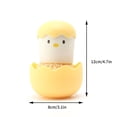 thumbnail image 3 of PpgejGEK Easter Egg Cleaning Ball Steel Wool Scrubber Non Shedding Kitchen Dishwashing Brush with Detachable Scouring Pad and Cute Chicken Handle for Pots Pans Cookware Size 4.72 inch, 3 of 6