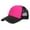 Hot Pink, variant on Baseball Cap for Women Men Unstructured Breathable Sunshade Dad Trucker Hat Casual Solid Color Hip Hop Sports Caps Workouts and Outdoor Activities All Season Pink