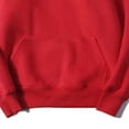 thumbnail image 6 of VSSSJ Mens Hoodies Relaxed Fit Solid Color Casual Hooded Sweatshirts Long Sleeve Drawstring Comfy Basic Versatile Pullover with Pocket Red L, 6 of 6