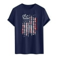 thumbnail image 6 of DODADAWANJ Mens Fourth of July Tshirts American Flag Patriotic T Shirts Independence Day Tshirt Summer Casual Crewneck Short Sleeve T Shirt L, 6 of 6