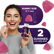 (2 pack) VITABOD Biotin Gummies 10000mcg for Healthy Hair, Skin & Nails Growth Vitamins for Women, Men & Kids - Vegan, Non-GMO, Hair Growth Supplement 180 Gummies