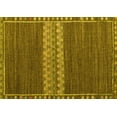 thumbnail image 1 of Ahgly Company Machine Washable Indoor Rectangle Abstract Yellow Modern Area Rugs, 5' x 8', 1 of 4