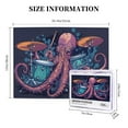 thumbnail image 5 of 500 PCS Wooden puzzles for adults 500 pieces Music Time of squid,Challenging Brain Exercise,Chic Music Time of squid Modern Art High difficulty puzzle,Gift for Puzzle Lovers,Stress relieving puzzle, 5 of 6