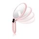 thumbnail image 1 of Espejo de tocador giratorio flexible de doble cara, de metal, con aumento de 15x, ideal para mujeres y niñas (blanco)., 1 of 1