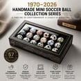 thumbnail image 3 of Handcrafted Mini Soccer Ball Collection 1970 To 2026 Figurines Collectible World Football Replica Desk Display And Sports Memorabilia Gift For Fans, 3 of 6