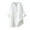 White, variant on KALE Cotton And Linen Clothes for Women Solid Summer Vacation Tunic Tops Oversized Tshirts Casual Blouses Long Sleeve Shirts Green