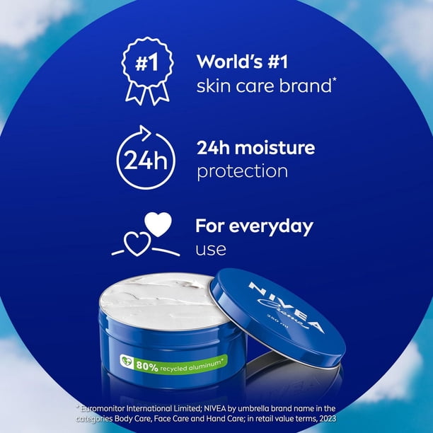 NIVEA Creme, All-Purpose Moisturizing Cream, Face, Hand, Body