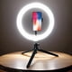 thumbnail image 1 of Anillo de luz LED de 10 pulgadas con brillo ajustable - un excelente compañero visual para grabaciones, alimentado por USB, 1 of 9