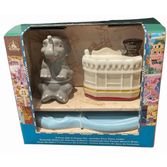 Disney Parks Jungle Cruise Boat Salt & Pepper Shaker Set New With Tag