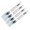 Black, variant on tasrioml 4 Pcs Long Head Deep Hole Marker Pens 20mm Long Nose Marker Quick Dry Waterproof Colorful Carpenter Pen for Construction Bathroom Woodworking