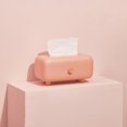 thumbnail image 1 of Soporte de Cubierta de Papel Facial Rectangular Perfecl Rosado, 1 of 7