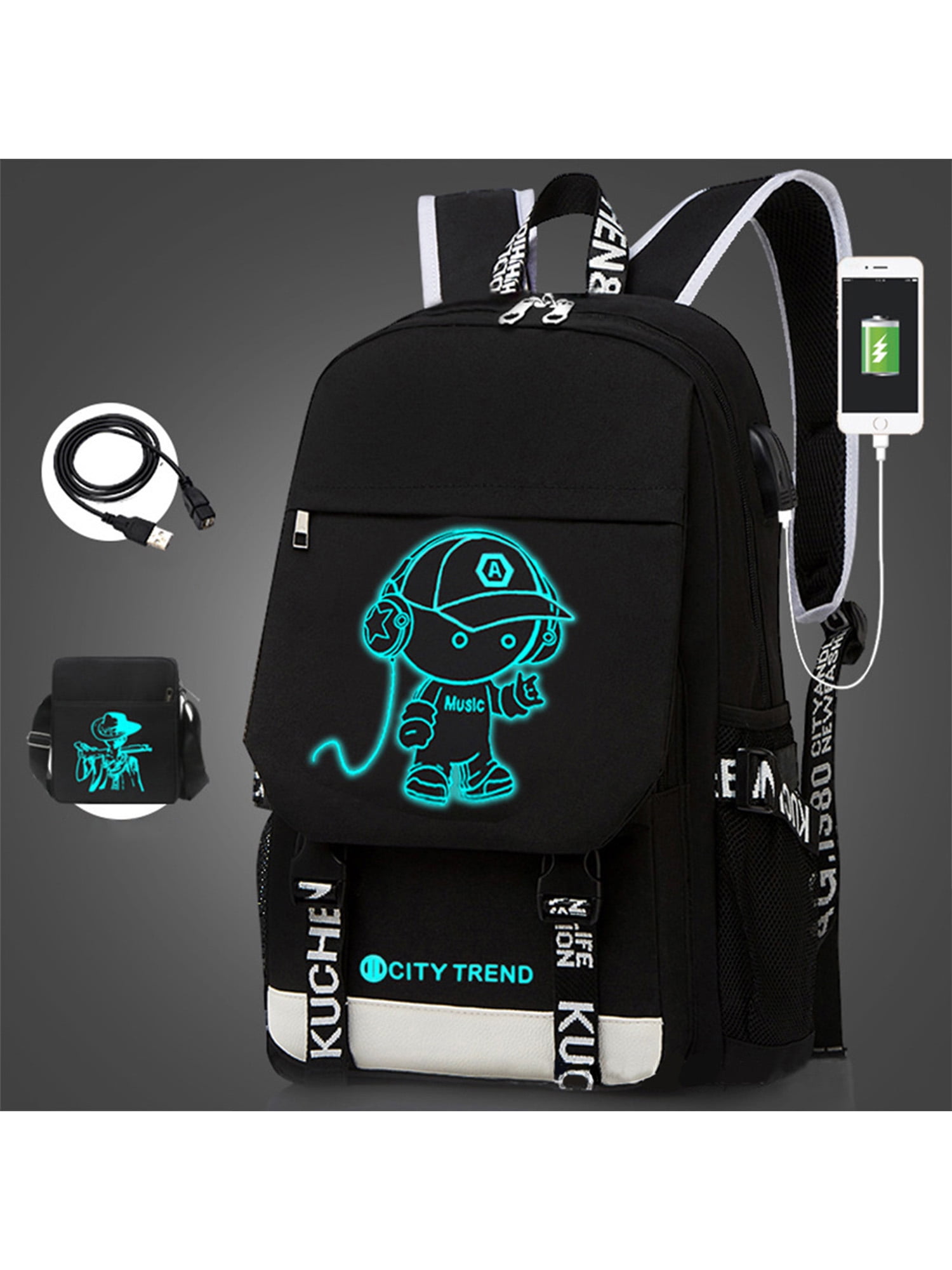 Anime Haikyuu Karasuno Backpack Laptop Usb Charging Backbag Travel Daypacks  School Bookbag Mochila From Jumpmen03, $82.21