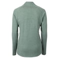 thumbnail image 3 of Women's Cutter & Buck  Heather Green Hawaii Warriors Adapt Eco Knit Heather Recycled Full-Zip Jacket, 3 of 3