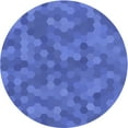 thumbnail image 1 of Ahgly Company Indoor Round Patterned Sky Blue Dress Blue Area Rugs, 8' Round, 1 of 6