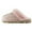 Pink, variant on CLPP'LI Womens Slip on Faux Fur Warm Winter Mules Fluffy Suede Comfy Slippers - Tan - 8