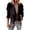 Black, variant on IMENGL Fashion faux suede leather jacket, Yellow L, Size M-L
