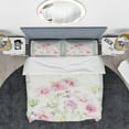 thumbnail image 3 of Designart 'Shabby Flower IV' Shabby Duvet Cover Set, 3 of 4
