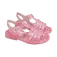 thumbnail image 6 of Xfvqtps Girls Sparkling Jelly Shoes Beach Sandals Open Toe Summer Waterproof Princess Gladiator Shoes, 6 of 7