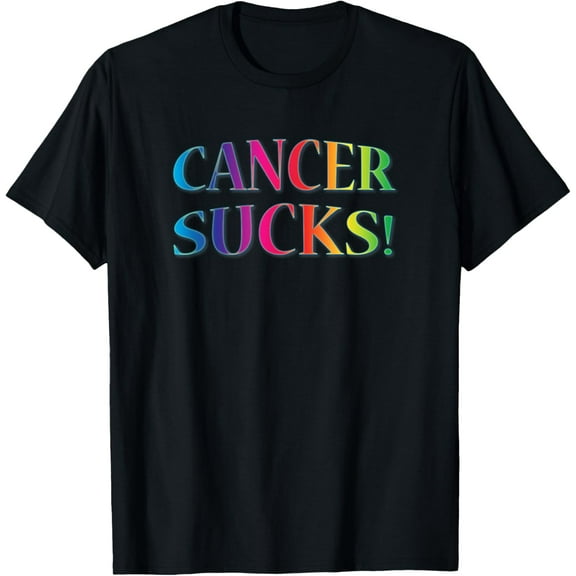 Cancer Sucks t-shirt for Anyone Who Hates This Disease T-ShirtMen's and women's pure cotton short-sleeved shirts