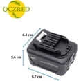 thumbnail image 4 of Paquete de 2 baterías y cargador BL1041B de 4.0 Ah DC10WD Li-ion reemplazan para batería Makita 12V Max CXT BL1040 BL1015 BL1016 BL1021B BL1020 compatible con Makita 10.8V / 12V herramienta, 4 of 9