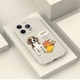 thumbnail image 4 of Actualice el aspecto de su teléfono con una funda plateada mate con diseño de dibujos animados único: compatible con iPhone 15 Pro Max 14 13 12 Pro 11., 4 of 4