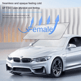 thumbnail image 3 of Car Windshield Sunshade With Storage Bag, Anti-ultraviolet And Solar Heat, Suitable For Small Cars, Mini SUVs And Hatchbacks-KEEW, 3 of 4