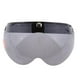 thumbnail image 4 of 2pcs Universal 3 Snap Visor Para Cascos De Motocicleta Abierta (claro + Gris), 4 of 5