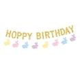 thumbnail image 4 of Birthday Bunny Banner Wall Backdrop DIY Outdoor Happy Easter Birthday Banner B, 4 of 8