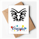 thumbnail image 1 of Insecto araña Negro Telaraña ilustración Sobre de la Carta de felicitación de la tarjeta de matrimonio, 1 of 4