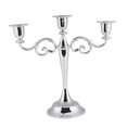 thumbnail image 1 of Candelabro De Metal De 3 Brazos, Sostiene Tres Velas, Candelabro De Pilar Antiguo De Metal, Estilo Europeo, Para Bodas Y Cenas A La Luz De Las Velas, 1 of 7