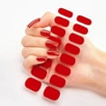 thumbnail image 4 of Envoltura de uñas de Gel semicurado UV de 16 puntas, pegatina de envoltura de uñas de Color puro 5D, pegatina de Gel de lámpara UV de cubierta completa, 4 of 6
