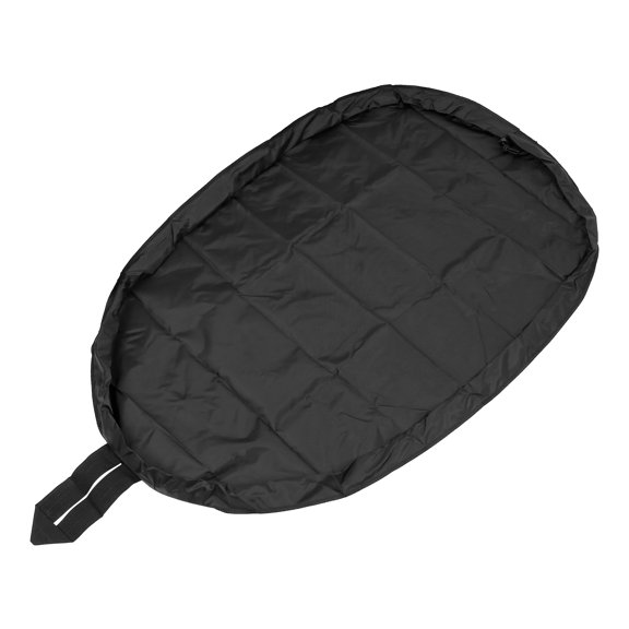 XL Kayak Cabina Cubierta Bote Canoa Almacenamiento Cubierta Negro 60.83x28.74