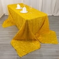 thumbnail image 3 of BalsaCircle 90x156 in Gold Metallic Tinsel Polyester Rectangle Tablecloth Party Events Decorations Supplies, 3 of 8