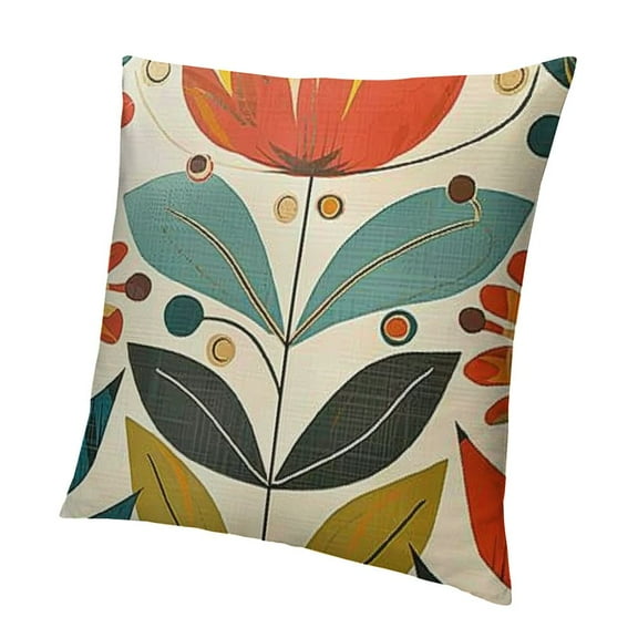 Pillow Cover, Mid Century Modern Throw Pillow Case Modern Cushion Cover Square Pillowcase Decoration for Sofa Bed Chair Car