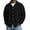 Black, variant on Mens Shirts Casual Stylish, Cool Clothes for Men, Mens Solid Color Long Sleeve Turn Down Collar Textured Button Placket Beach Vacation Soft Fast-Dry Tops