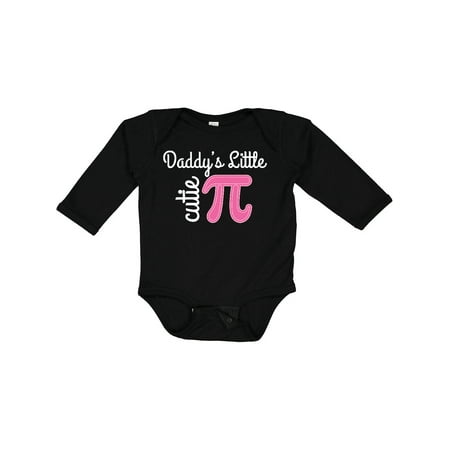 

Inktastic Daddy Little Cutie Pi Day Math Girls Gift Baby Girl Long Sleeve Bodysuit